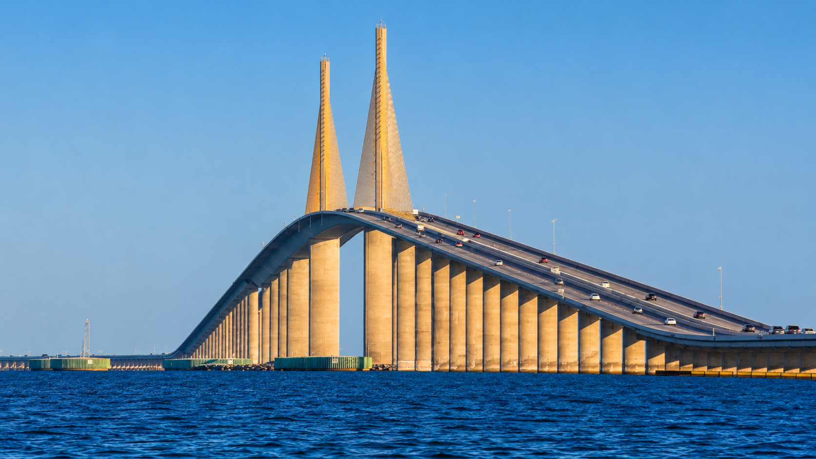 Manatee County landmark image Sunshine Skyway Bridge in Manatee County