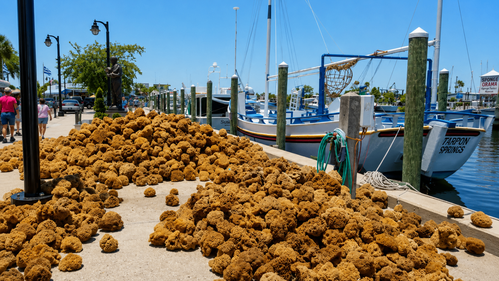 Tarpon Springs, FL landmark image Tarpon Springs Sponge Docks in Tarpon Springs, FL